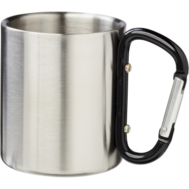 Logotrade reklaamtoote foto: Alps 200 ml isoleeritud karabiiniga kruus