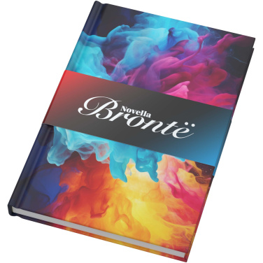 Logotrade reklaamtooted pilt: Novella Brontë A5 taaskasutatud kõvakaaneline märkmik - 100 lehte