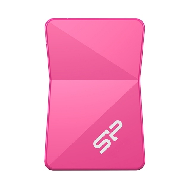 Logotrade mainoslahjat ja liikelahjat tuotekuva: Pink USB stick Silicon Power 8GB