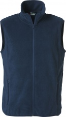 Basic Polar Fleece Vest, tumman sininen