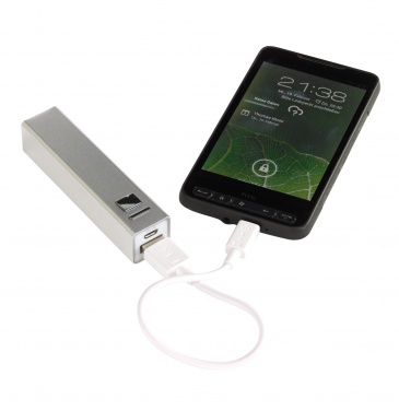 Logotrade mainoslahjat kuva: Firmakingitus: Powerbank, Endurance, silver