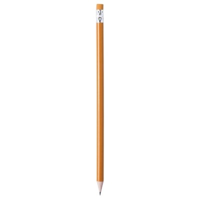 Logotrade mainoslahjat ja liikelahjat tuotekuva: Firmakingitus: Pencil with eraser, oranž