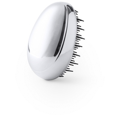 Logotrade liikelahja tuotekuva: Ärikingitus: Anti-tangle hairbrush, hõbedane