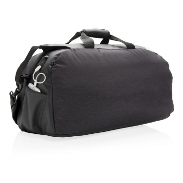 Logo trade liikelahja kuva: Reklaamtoode: Swiss Peak modern weekend bag, black