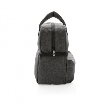 Logo trade liikelahjat mainoslahjat kuva: Firmakingitus: Cooler bag with 2 insulated compartments, anthracite