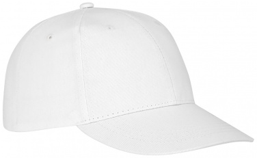 Logo trade liikelahja kuva: Ares 6 panel cap valkoinen