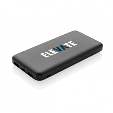 Logotrade mainostuote tuotekuva: Firmakingitus: High Density 10.000 mAh Pocket Powerbank, black