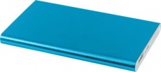 PEP-alumiini Power Bank, 4000 mAh, vaaleansininen