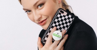 Logo trade liikelahja kuva: PopSocket alkuperäiskappale, valkoinen