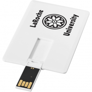 Logo trade mainoslahjat ja liikelahjat kuva: Slim-USB-muistitikku, 4 Gt, kortin muotoinen