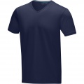 Kawartha short sleeve men's organic V-neck t-shirt, Laivasto