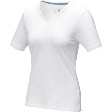 Logotrade mainoslahjat kuva: Kawartha short sleeve women's organic V-neck t-shirt