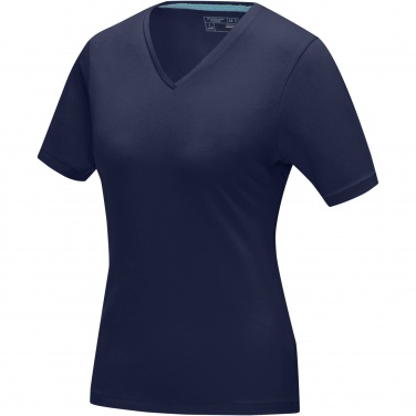 Logotrade liikelahjat kuva: Kawartha short sleeve women's organic V-neck t-shirt