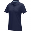 Graphite short sleeve women’s organic polo, Laivasto