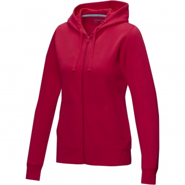 Logo trade mainoslahja kuva: Ruby women’s organic recycled full zip hoodie