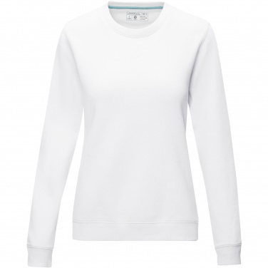 Logo trade liikelahja kuva: Jasper women’s organic recycled crewneck sweater