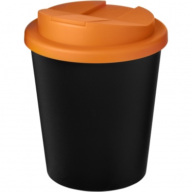 Logo trade mainoslahjat ja liikelahjat kuva: Americano® Espresso Eco 250 ml kahvimuki kierrätetystä materiaalista. Läikkymätön kansi.