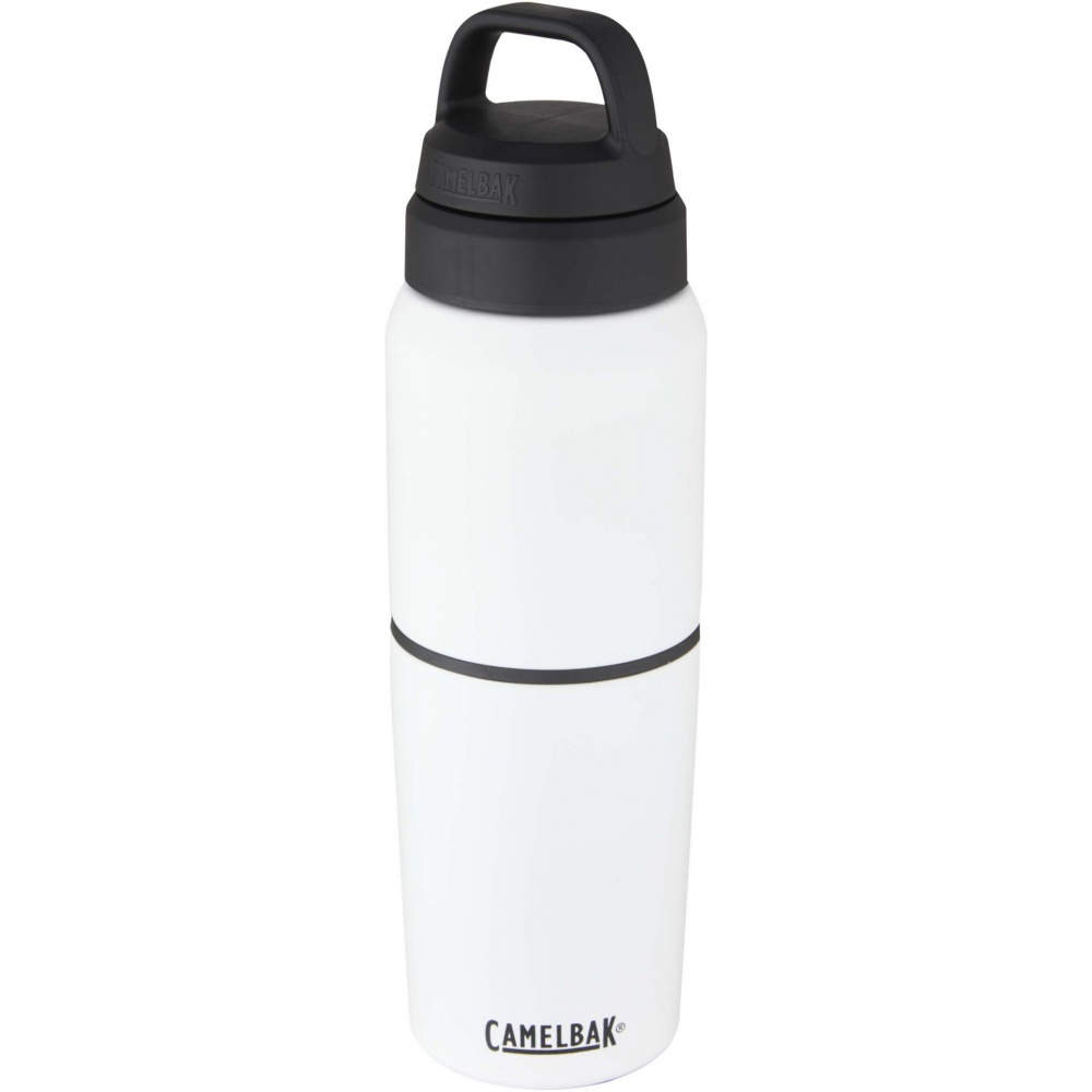 Logo trade mainoslahja ja liikelahja tuotekuva: CamelBak ruostumattomasta teräksestä 500 ml:n pullo ja 350 ml:n kuppi