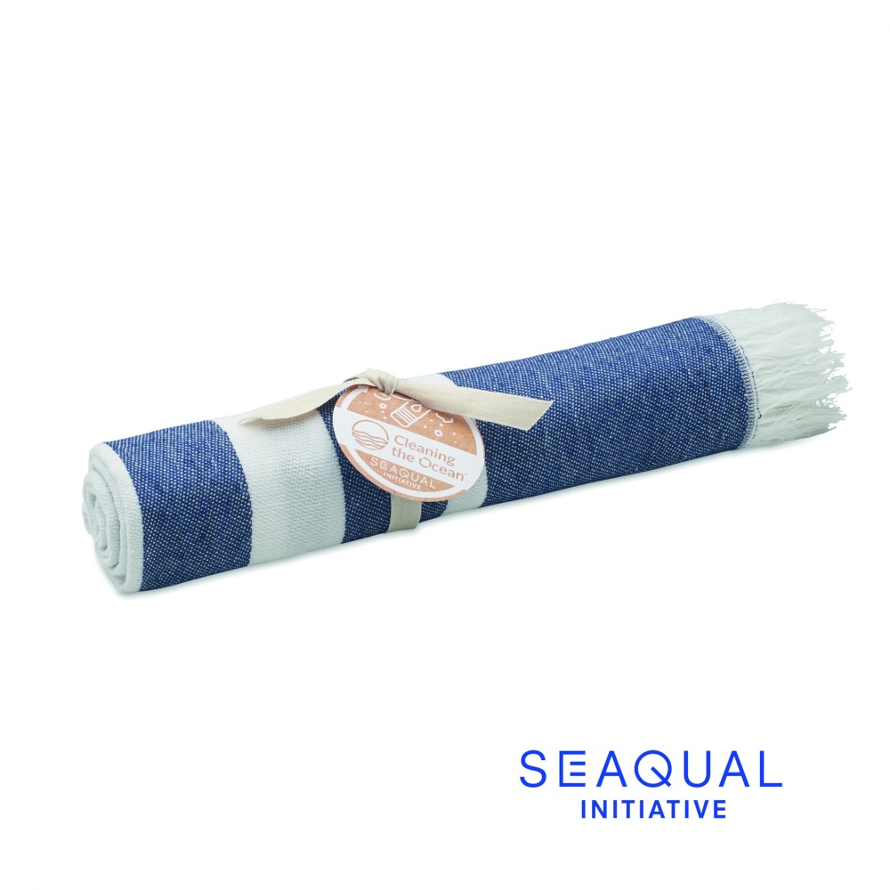 Logotrade mainoslahjat ja liikelahjat tuotekuva: SEAQUAL® hamam-pyyhe100x170 cm