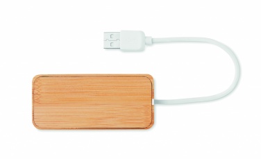 Logotrade mainostuotet kuva: Bambu USB- keskitin