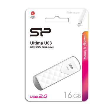 Logotrade liikelahja tuotekuva: Pendrive Silicon power ultima u03