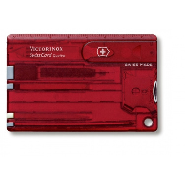 Logotrade liikelahja tuotekuva: SwissCard Quattro Victorinox