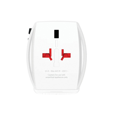 Logotrade liikelahjat kuva: SKROSS World Travel adapteri MUV 65W PD USB C -kaapelilla