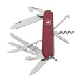 Victorinox Huntsman taskuveitsi, läpinäkyvä punainen