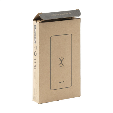 Logotrade liikelahjat mainoslahjat tuotekuva: Bamboo 8000 Wireless Powerbank langaton laturi