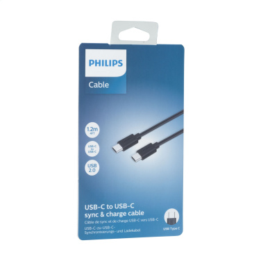 Logo trade mainostuotet tuotekuva: Philips-kaapeli USB-C - USB-C