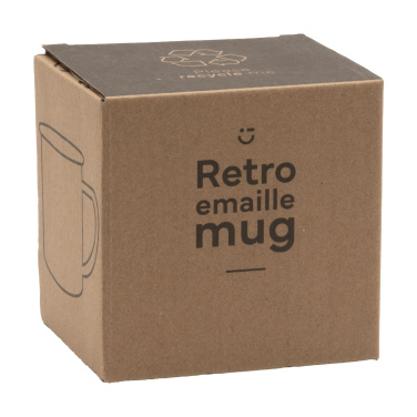 Logotrade mainoslahja ja liikelahja kuva: Retro emalimuki 350 ml