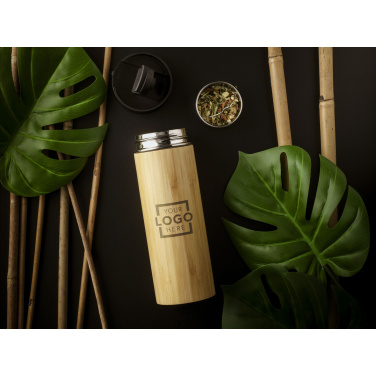 Logotrade liikelahjat mainoslahjat tuotekuva: Sakura 360 ml bambu lämpöpullo/termokuppi