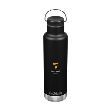 Logo trade liikelahja mainoslahja tuotekuva: Klean Kanteen Classic kierrätetty eristetty pullo 592 ml