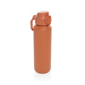 Via RCS Re-steel lukittava urheilupullo 600ML, oranssi