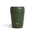 Topl Kierrätysteräs To Go Tumbler patentoitu 360 kansi 235ml, vihreä