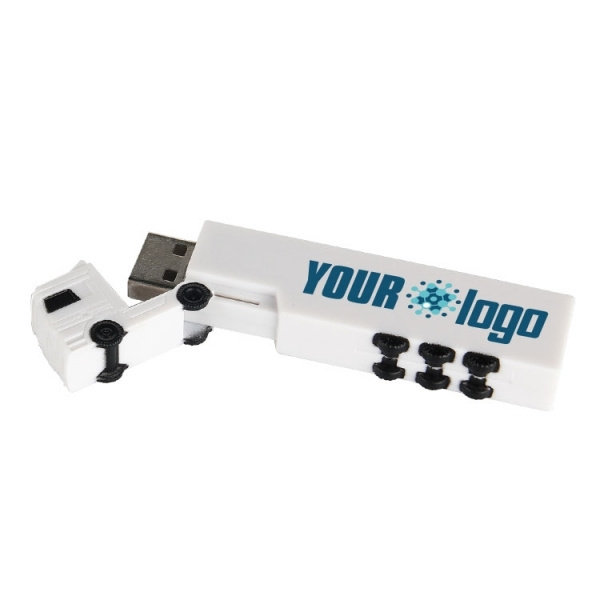 Logo trade mainoslahja kuva: Muovinen USB-tikku