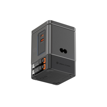 Logo trade mainoslahja ja liikelahja tuotekuva: Urban Vitamin Sacramento 105WGAN -laturi, kaapelit