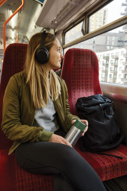 Logotrade mainostuote tuotekuva: Musta+Blum-eristetty matkamuki ruostumatonta terästä