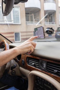 Logotrade liikelahja tuotekuva: Terra 360 RCS universaali puhelinteline, kierrätysmuovia