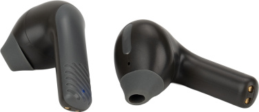 Logotrade mainoslahja ja liikelahja kuva: Bluetooth-kaiutin HF01 sisäänrakennetuilla nappikuulokkeilla 2-in-1