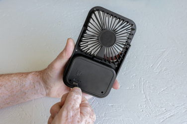 Logo trade mainoslahja kuva: Aervina RCS-kierätysmuovinen ladattava tuuletin