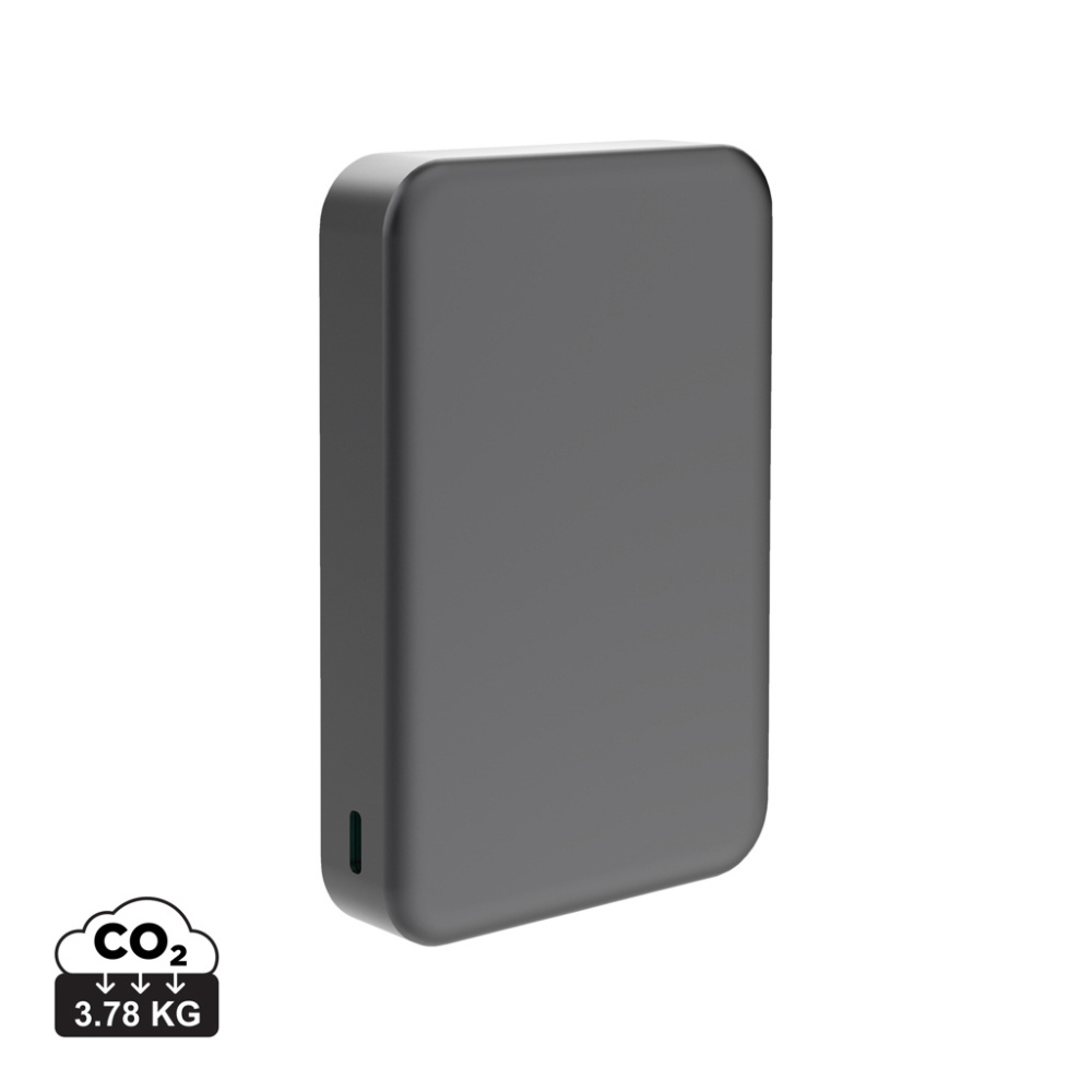 Logo trade mainoslahjat ja liikelahjat kuva: Quantum ultra-nopea 10 000 mAh magneettinen 25 W powerbank.