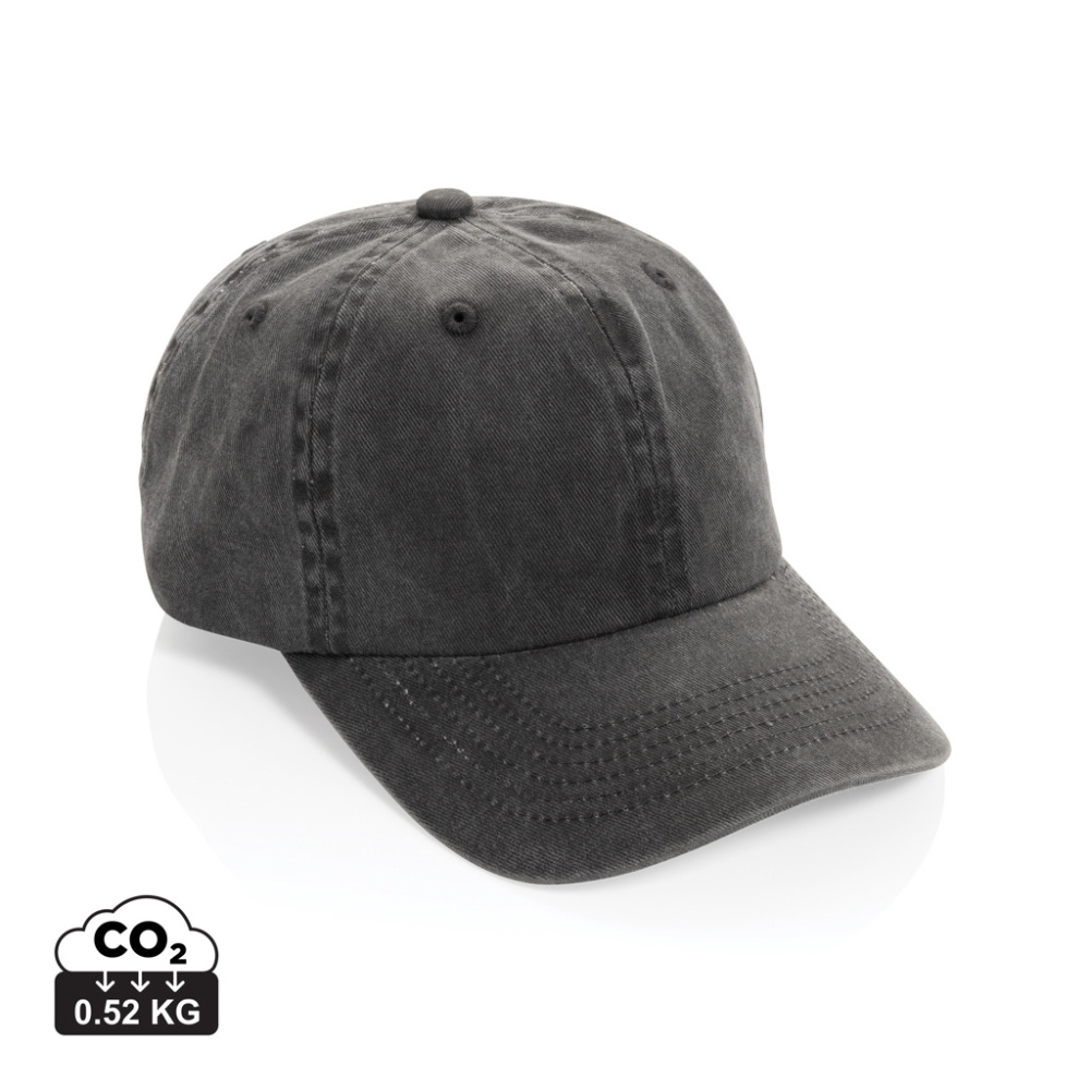 Logotrade mainoslahjat kuva: BEAU AWARE™ 6-osainen 270 g/m²:n puuvillatwill-lippalakki