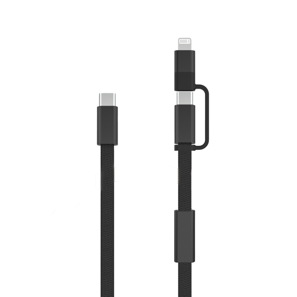 Logotrade liikelahjat kuva: Arc RCS 60W 120 cm 2-in-1 fast charging cable
