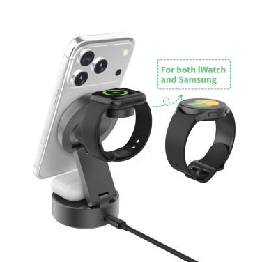 Logotrade liikelahjat kuva: Quantum RCS 25 W:n huippunopea langaton 3-in-1-laturi