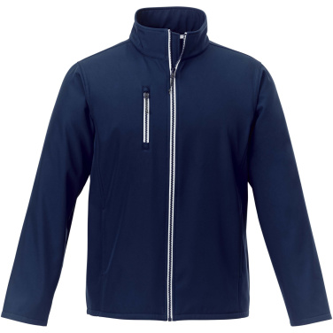 Logotrade mainostuote tuotekuva: Orion softshell-takki miesten GRS-kierrätysmateriaalista valmistettu