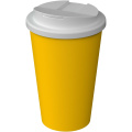 Americano® Infiniti 350 ml:n eristetty juomamuki, jossa on roiskesuojattu kansi, Sinappi