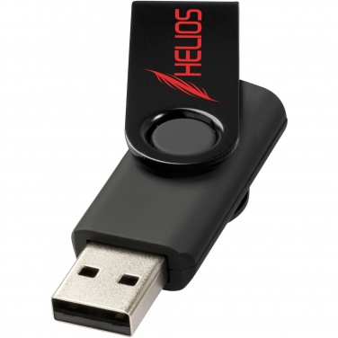 Logotrade firminės dovanos nuotrauka: Sukamoji metalinė 4 GB USB atmintinė