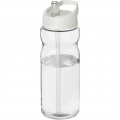 H2O Active® Base Tritan™ 650 ml sportinis butelis su snapelio dangteliu, Skaidrus skaidrus / baltas