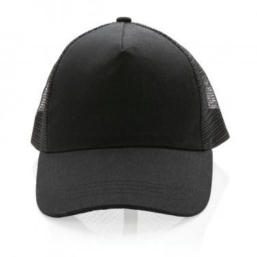 Logotrade reklaminiai produktai nuotrauka: Impact AWARE™ Brushed rctton 5 panel trucker cap, 190gr